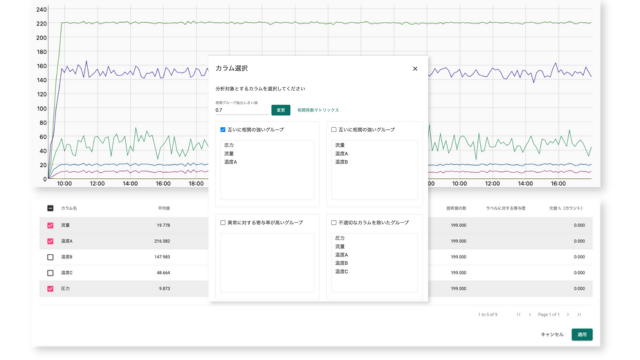 アルゴリズム調整画面イメージ